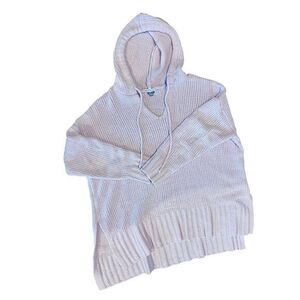 Aerie Hooded Knit Sweater Size S
